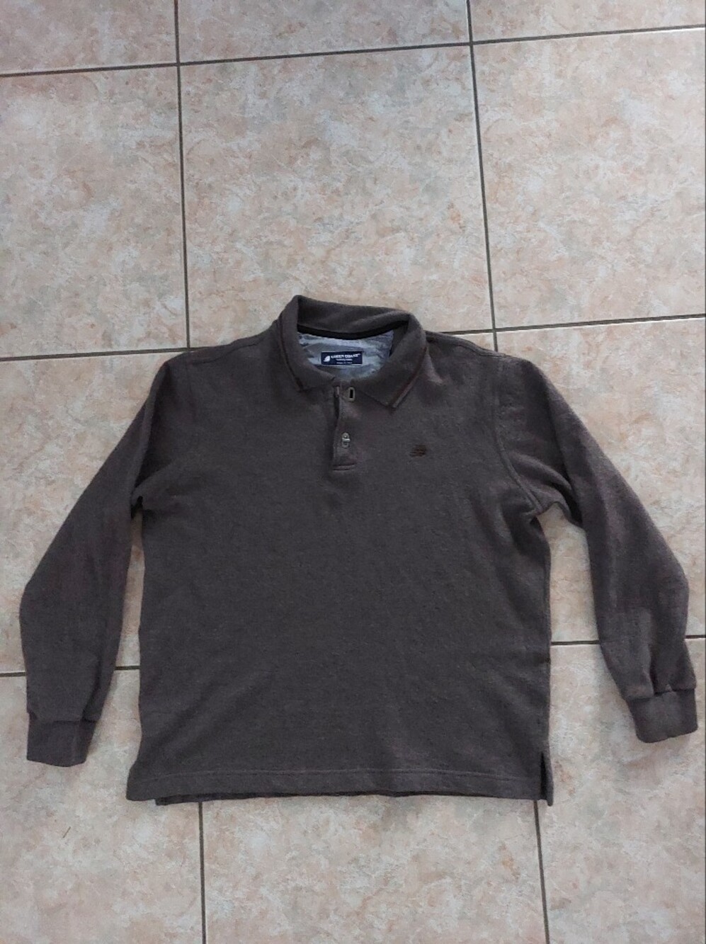 Green Coast Men's 100% Merino Wool Sweater Pullover in Grey